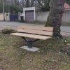 Les nouveaux bancs de la commune