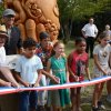 Inauguration de la sculpture